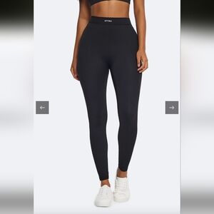 Black High-Waist Sculpting Leggings